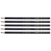 STABILO Set of 5 Watercolour Pencils All Surfaces Black