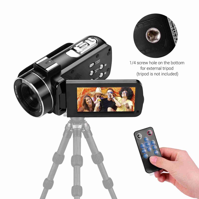4K Handheld DV Camera 3.0 Inch IPS Touch Screen Anti