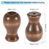 sourcing map Wood Cord Tassel, 3.5mm 9mm Hole Dia. Hanging