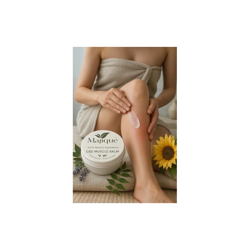 Majiqué Muscle Balm, Natural Relief, Pure Ingredients