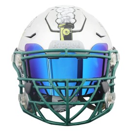 ZAKVOP Visor de Casco de fútbol Americano, Visor de Casco de fútbol para Adultos y jóvenes, Visera Protectora para los Ojos con Clips de Visor de fútbol