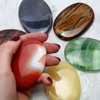 CrystalAge Sunstone Palm Stone ~70x50mm