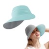 Women Sun Visor Wide Brim Empty Top UV Protection Beach