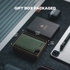 VULKIT Men's Wallet Minimalist Pop Up Card Holder RFID Blocking