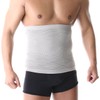 SPORTIA Compression Waist Supporter, Tummy Wrap, Tummy Tightening, Unisex, Gray,