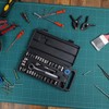 Navoys 40 Piece Socket Wrench Set with 7” Reversible Ratchet