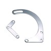 GSKMOTOR Polished Chrome Low Mount Alternator Bracket for SBC SB