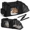 pidipiti 25''(L) x 17''(W) x 17''(H) Extra-Large Expandable cat Carrier