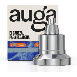 AUGA Cabezal de Ducha con Filtro Premium. Elimina Cloro y Metales Pesados. Mejora tu Piel y Cabello. Incluye Kit Completo de Instalación. Mayor Presió