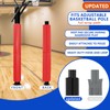 VANCL Basketball Goal Pole Pad Red– 6FT Tall, 2" Thick