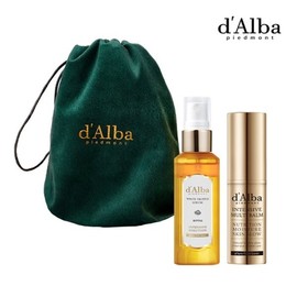 dAlba Royal White Truffle Serum + Multi-Balm + Green Velvet Pouch / dAlba 로얄 화이트트러플 세럼+멀티밤+그린벨벳파우치