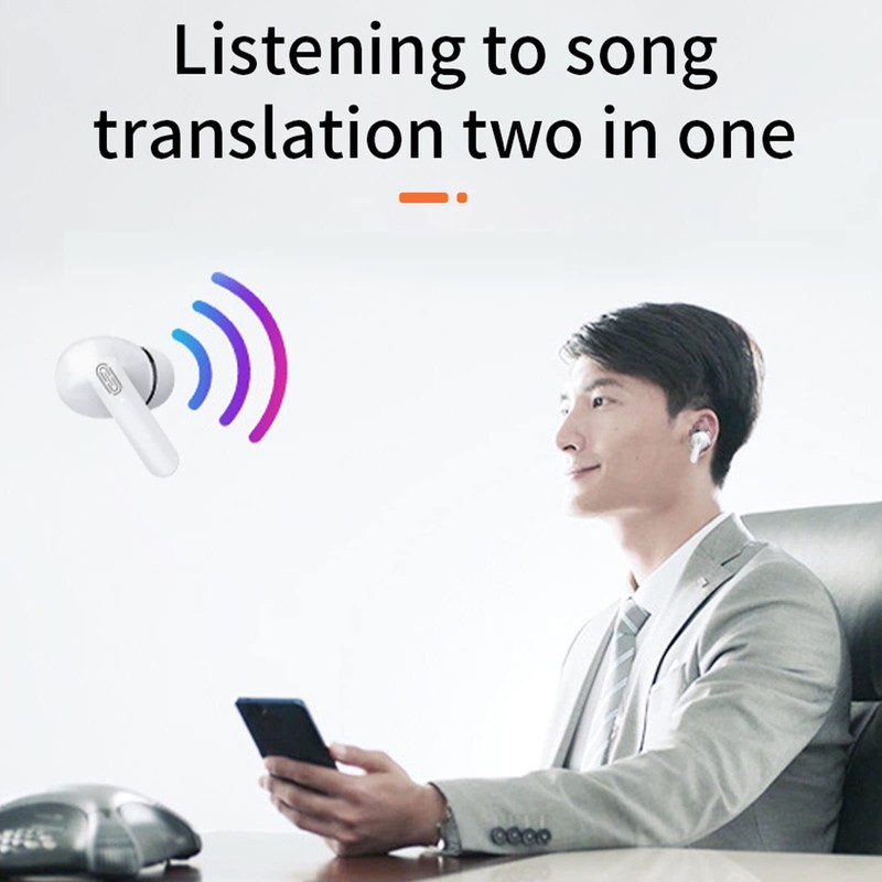 TWS Auriculares para Traductor de Idiomas, 84 Idiomas Auriculares de