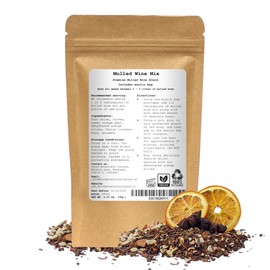 Drink Botanicals Ireland | Premium Mulled Wine Spices Kit | Gluhwein Spice | 100% Natural | No Sugar | Makes 3 Litres Of Wine | 2.46 Ounces | 70 Grams | Includes Muslin Bag | Christmas Spiced Hot Wine
