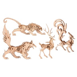 prendre Wooden Puzzle, 3D Puzzle, Craft, 3D Wooden Puzzle, Animals, Cool, Interior, Educational Toy, For Adults, Easy, Animals