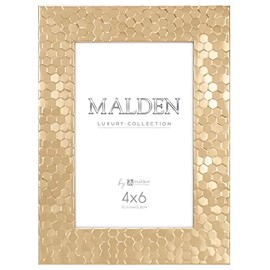Malden International Designs 4x6 Golden Layers Picture Frame