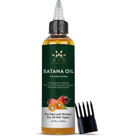 AVD Organics Batana Oil for Hair | 100% Pure & Natural batana oil for Hair, Skin moisturizer, Eyebrows | Ideal for Men & Women - 4.05 fl.Oz