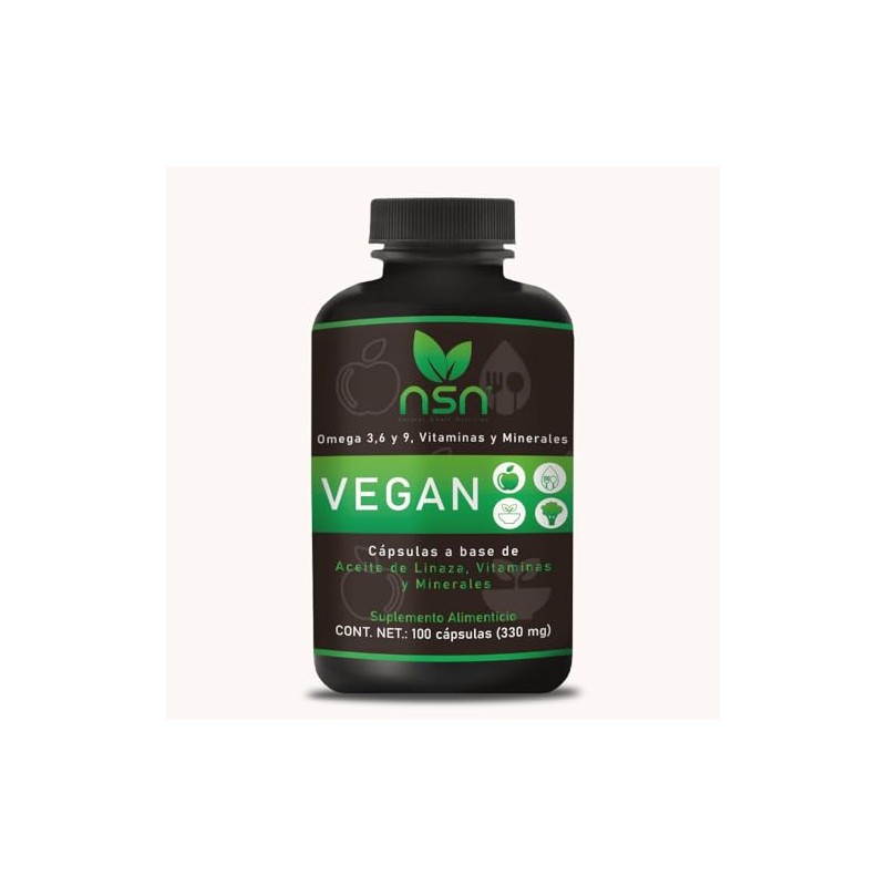 Omegas Veganos Vegan Omega Hierro Vitamina B12 Alimentación Vegana Vegetariana