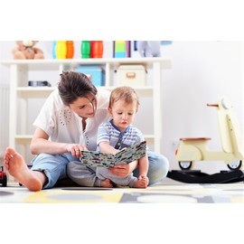 tiddler Family Tracker | Luxury Family & Household Weekly Organiser/Diary | Compact B6 Size | Space for 6 People | Clever Layout & Packed with Useful Features (Diggers Design)