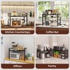 Somdot Microwave Oven Rack, Expandable Microwave Stand Countertop Kitchen Utensils