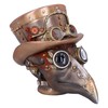 Nemesis Now Steampunk Beaky Automaton Apothecary Plague Doctor Bust Figurine,
