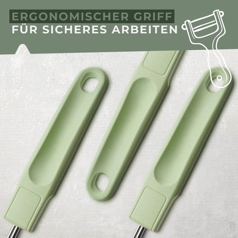 Fackelmann Ecolution Grater - Hand Grater Made of Stainless Steel,