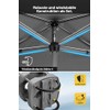 4smile Balcony Parasol 200 x 125 cm Set - UV50+
