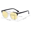 Eyekepper 4-pack Round Reading Glasses Blue Light Blocking Women Yellow