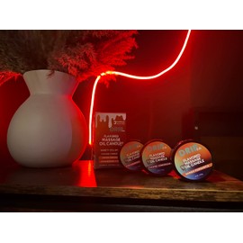 Drip Co Massage Candle - Soy Wax Aromatherapy Candle for Relax Oil Therapy, TikTok Trend, Scented Candles, Spa Essentials - 6 OZ Variety Pack (Caramel Cheesecake, Mango Marg, Strawberries & Creme)