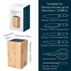 Deluxe Universal Knife Block with Slots for Scissors and Sharpening
