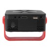 Dpofirs Mini Projector with WiFi, Keystone Correction Outdoor LED Movie