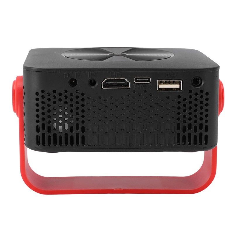 Dpofirs Mini Projector with WiFi, Keystone Correction Outdoor LED Movie