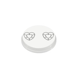 Pastidea - Matrix made of POM Heart Cuore Compatible with KitchenAid 5KPEXTA 5KSMPEXTA and Marcato