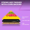 1 x Triangle Coaster - Peace Love Hippy VW Camper