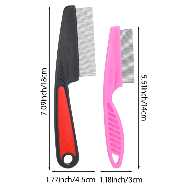 4 Pcs Lice Comb for Women Dandruff Comb Fine Tooth