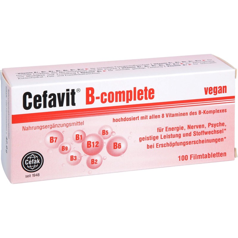 Cefavit B-complete film-coated tablets