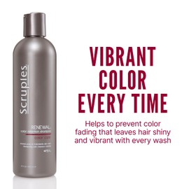Scruples Color Renewal Gentle Shampoo - Maintain Hair Health Without Stripping Color - Established, Trusted Formulas for Ultimate Hair Shine (12 oz)
