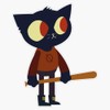 Night In The Woods Waterproof Vinyl Window Bumper Sticker Decal