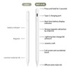 Bluetooth Stylus Pencil for IOS Tablet Tilt Pressure Touch Screen