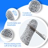 Honoson 60 Pieces Finger Cots Cut Resistant Finger Protector Reusable
