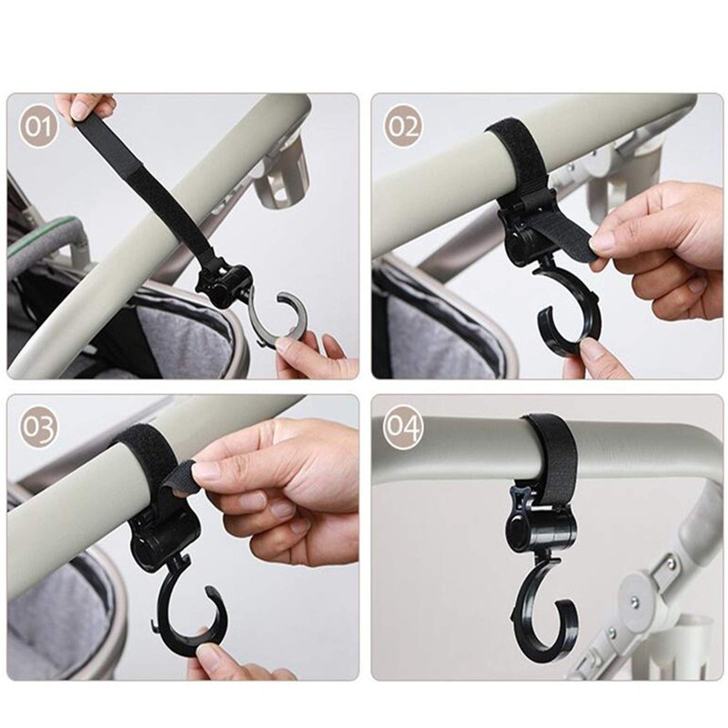 Stroller Hooks for Hanging Diaper Bags Baby Stuff Organizer Groceries