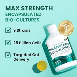 Swedish Nutra Encapsulated Biocultures Max, 500 ml, 33 Day, 25 Billion CFU