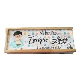 20 Domino Recuerdo Para Hombre Personalizado Boda Xv Años