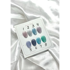 Magnetic Gel Nail Tips - Egg Coffin / 자석젤 네일팁 - 에그코핀