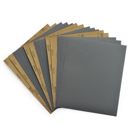 Dazefree 800 Grit Sandpaper 15PCS, Wet Dry Sandpaper Sheets 9 x 11 Inch, Silicon Carbide Abrasive Sanding Sheets, Sand Paper for Wood Furniture Finishing, Metal Sanding, Automotive Polishing