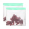 PATIKIL 11"x2"x10.6" Reusable Freezer Bag, 2 Pcs Leakproof Zip Food