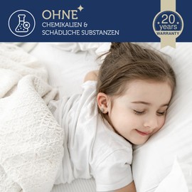 Pillowcase 50 x 70 cm (Pack of 2) Made in EU and Oeko-Tex® Certified by Beddy-Bye® - Waterproof with Zip - Cushion Cover Breathable and Hypoallergenic