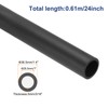 MECCANIXITY Pipe Insulation Foam Tube Lagging Insulation 26.5mm(1") ID 36.5mm
