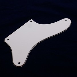 La Cabronita Telecaster style guitar pickguard,No Pickup Notch,3Ply white