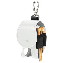 Zesty Golf Ball Case Lite Golf Ball Pouch Golf Ball Holder Golf Equipment Accessory, white, Normal Type