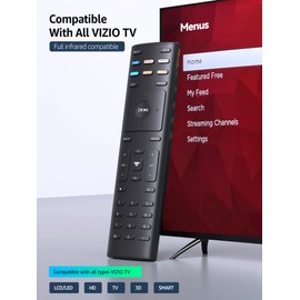 Universal Replacement Remote Control for XRT136 VIZIO Smart TVs Compatible with Fits for Almost V/M/D/P/PX/E/OLED Series D50f-F1 E43-E2 E50-E1 E50x-E1 M50-E1 M55-E0 P55-E1 E60U-D3 E65-E0 P75-C1